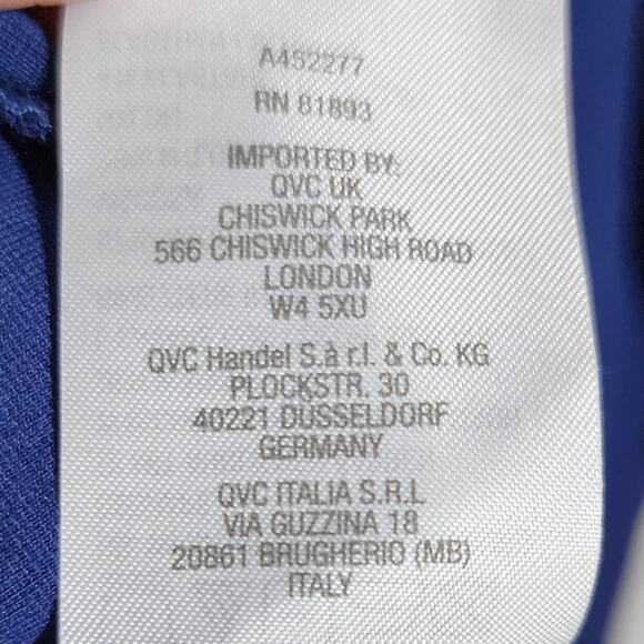 Girl With Curves Ponte Peplum Blazer in Navy Blue - Picture 6 of 9